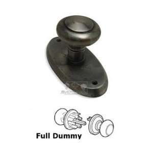  Rustic revival bronze   full dummy concentric knob with 