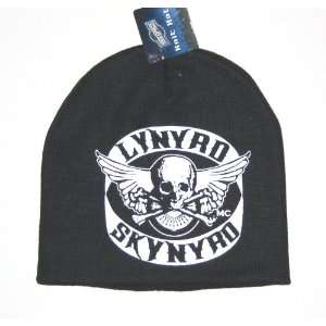  Lynyrd Skynyrd Black Knit Beanie Hat 