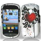 SdHeart LG Cookie WiFi T310i Faceplate Snap on Phone Cover Hard Shell 