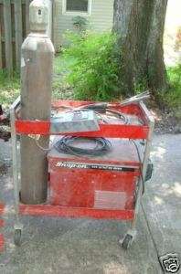 Snap On Mig Wire Fed Welder with Cart Tank YA219  
