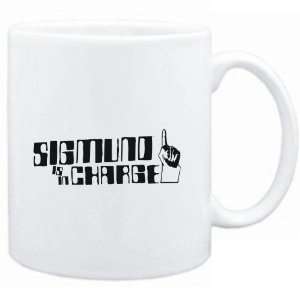  Mug White  Sigmund is in charge  Male Names Sports 