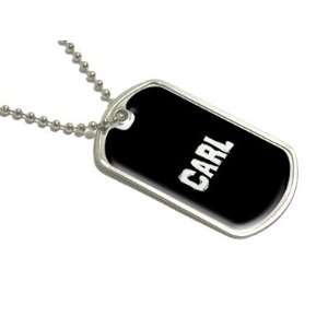  Carl   Name Military Dog Tag Luggage Keychain Automotive