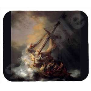  Jesus Christ in the Storm By Rembrandt Mouse Pad Office 