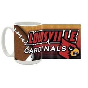  University of Louisville 15 oz Ceramic Coffee Mug   Louisville 