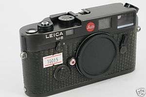 Leica M6 Black Rangefinder Body w/Green Leatherette  