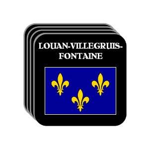  Ile de France   LOUAN VILLEGRUIS FONTAINE Set of 4 Mini 