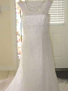 NWT NEW San Patrick Pronovias White Tulle Wedding Dress Bridal Gown 