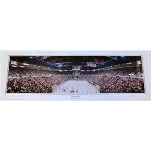   Red Wings   Face off at Joe Louis Arena 13.5 x 39 inch Panoramic Print