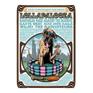  Lollapalooza 2008 Music Festival Poster 