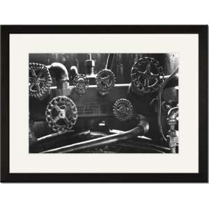    Black Framed/Matted Print 17x23, Loggin Valves