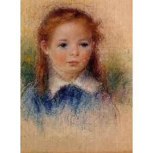    Portrait of a Little Girl, by Renoir PierreAuguste