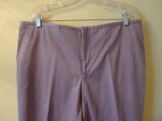 LANVIN Dusty Pink Cotton Pant Slim Leg Sz 56 38 40 NWT $755  