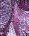 LAME CRINKLED FABRIC LILAC PURPLE BY THE YARD