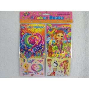 Lisa Frank Sticker Books & Stickers ~ Dolphin & Girl Toys 