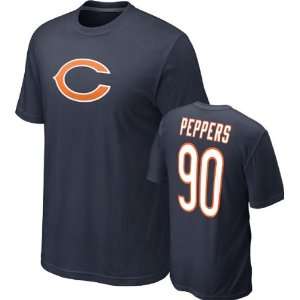 Julius Peppers #90 Navy Nike Chicago Bears Name & Number T Shirt 