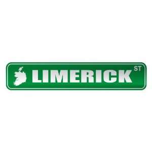   LIMERICK ST  STREET SIGN CITY IRELAND