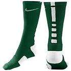 Nike Elite Basketball Crew Socks;SizeMedium M ;Green/White; 6 8 New 