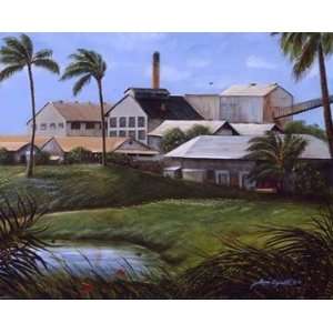  Kahuku Sagar Mill lithograph Print 16 x 20 by Susan 