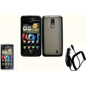   +PC Case Cover+LCD Screen Protector+Car Charger for LG Spectrum VS920