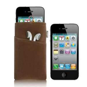  MOFI Kangaroo Pouch Case for iPhone 4 HD, COFFEE Cell 