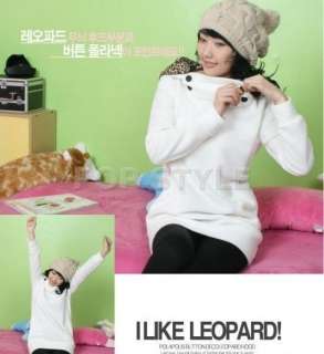 pop style fashion store womens autumn hoodies leopard sweatshirt top 