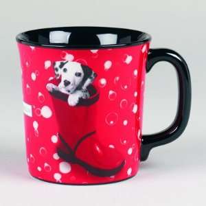 Keith Kimberlin Dalmatian Dog Rainboot Relief Coffee Mug
