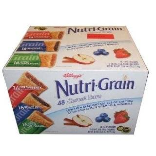 Nutri Grain Kelloggs Cereal Bars Variety Pack, 48/1.3 oz