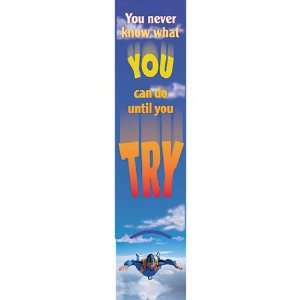  10 Pack TREND ENTERPRISES INC. BANNER YOU NEVER KNOW WHAT 