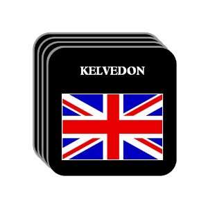  UK, England   KELVEDON Set of 4 Mini Mousepad Coasters 