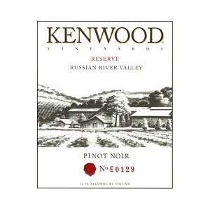  Kenwood Pinot Noir Reserve 2009 750ML Grocery & Gourmet 