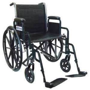Silver Sport 2 Wheelchair by Drive (16   Fixed Arm   Swing Footrest)