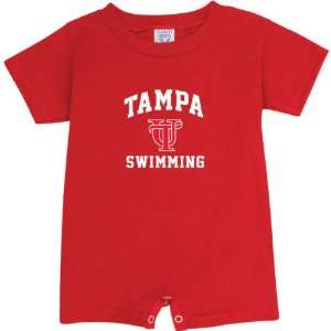  Tampa Spartans Red Swimming Arch Baby Romper Sports 