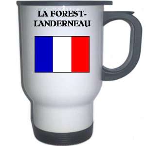  France   LA FOREST LANDERNEAU White Stainless Steel Mug 