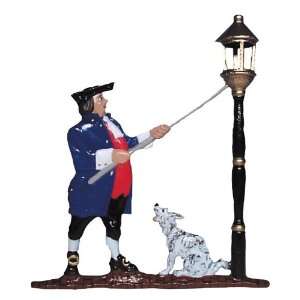   Life Like Multi Color Lamplighter Mailbox Ornament