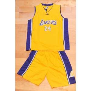   Jersey Set Yellow #24 LA Lakers Kids Youth Size L