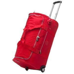  Kipling Canyon 30 Large Wheeled Duffel Luggage   Red 
