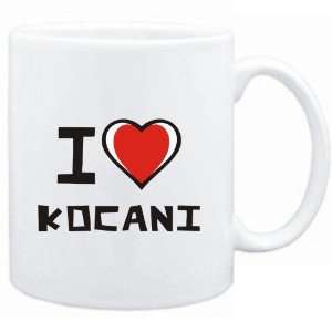  Mug White I love Kocani  Cities