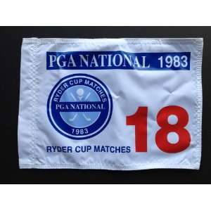  1983 Ryder Cup Pin Flag