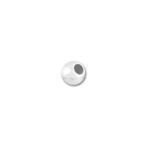 2.5mm Seamless Sterling Silver Round Bead (1.1mm Hole 