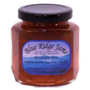 Blue Ridge Jams Rhubarb Jam, Set of 3 Grocery & Gourmet Food