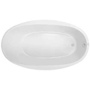  PROFLO PFS7040WH White 70 x 40 Drop In Oval Bath Tub 