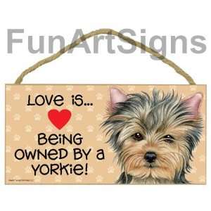Yorkshire Terrier (Yorkie, Without Bow)   Love Is Being Owned By A 