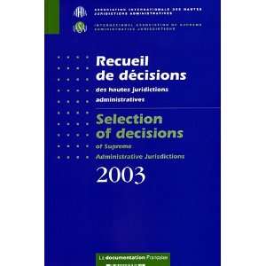   juridictions administratives 2003 (9782110055927) Collectif Books