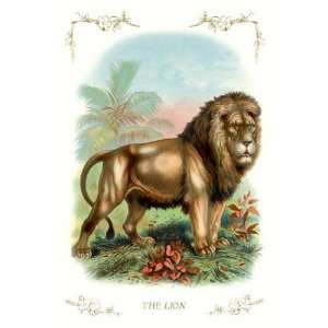 Exclusive By Buyenlarge The Lion 28x42 Giclee on Canvas  