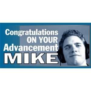    3x6 Vinyl Banner   Congrats On Advancement 