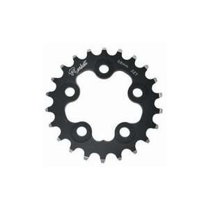  CHAINRING ROCKT 58mm 22T RAMPED BK/SL