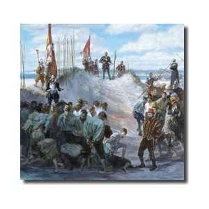   Slaughter Of Shipwrecked French Soldiers Giclee Print