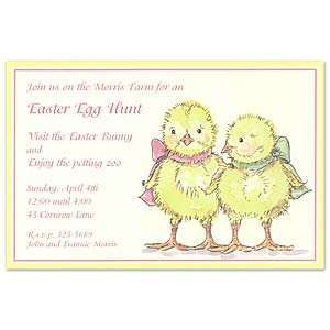  Easter Chicks Invitation Holiday Invitations Health 