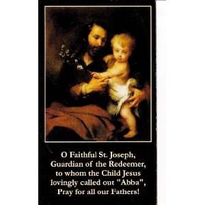  Fathers Day What Makes a Dad Holy Prayer Card Wallet Size 