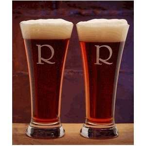    Personalized Flare Pilsner Beer Glass Set